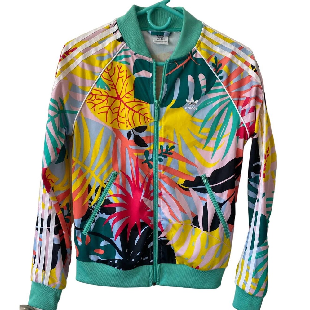 Adidas Tropicalage SST Graphic Superstar Women's Track Jacket FH7991 Small